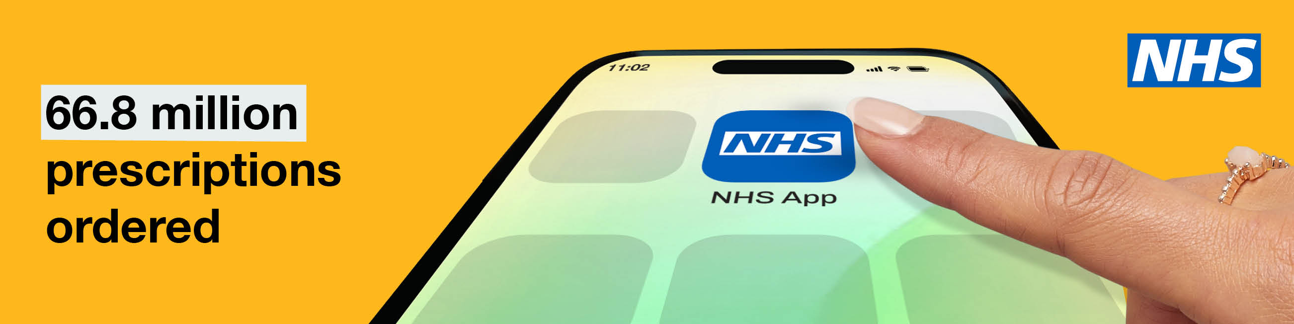 66.8 million prescriptions ordered via the NHS App